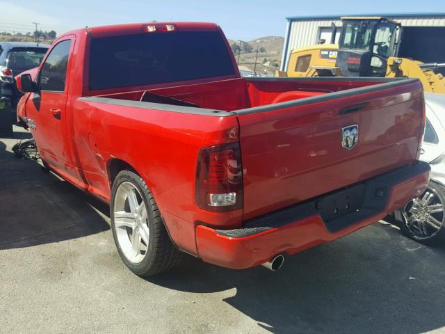 3C6JR6CT6JG171293 - 2018 RAM 1500 SPORT RED photo 3