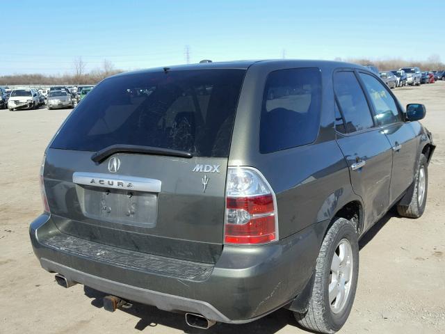 2HNYD18296H513801 - 2006 ACURA MDX GREEN photo 4