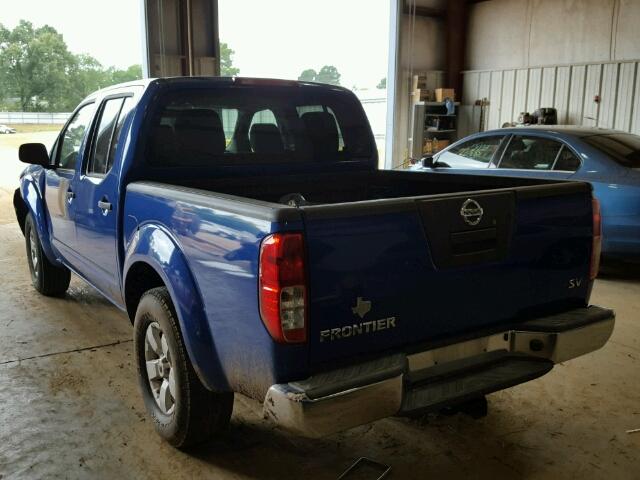 1N6AD0ER7CC468050 - 2012 NISSAN FRONTIER S BLUE photo 3