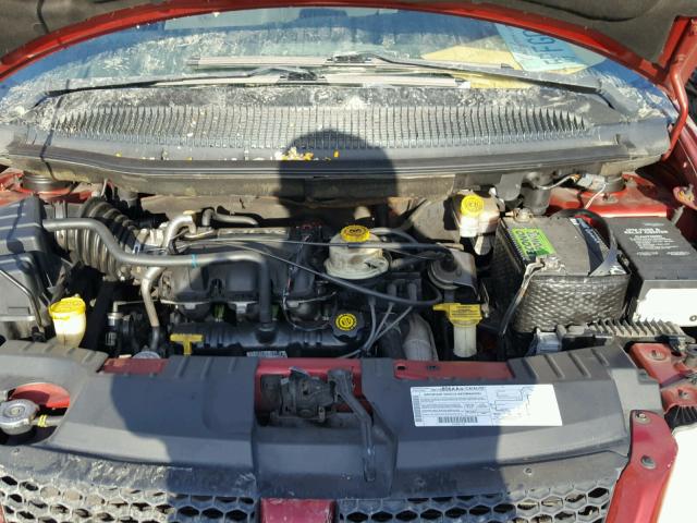 1B8GP45372B565854 - 2002 DODGE CARAVAN SP BURGUNDY photo 7