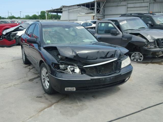 KMHFC46F27A213472 - 2007 HYUNDAI AZERA SE BLACK photo 1