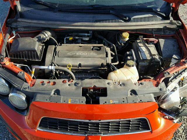 1G1JB5SH1C4209901 - 2012 CHEVROLET SONIC LS 红色 照片 7