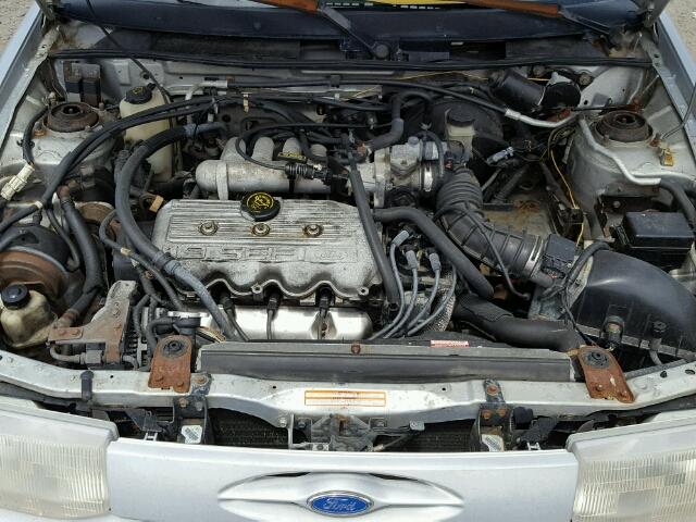 1FASP15J0TW152556 - 1996 FORD ESCORT LX SILVER photo 7