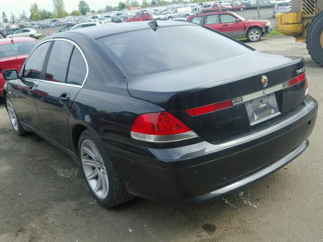 WBAGL63453DP64413 - 2003 BMW 745 I BLACK photo 3