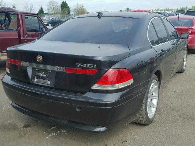 WBAGL63453DP64413 - 2003 BMW 745 I BLACK photo 4