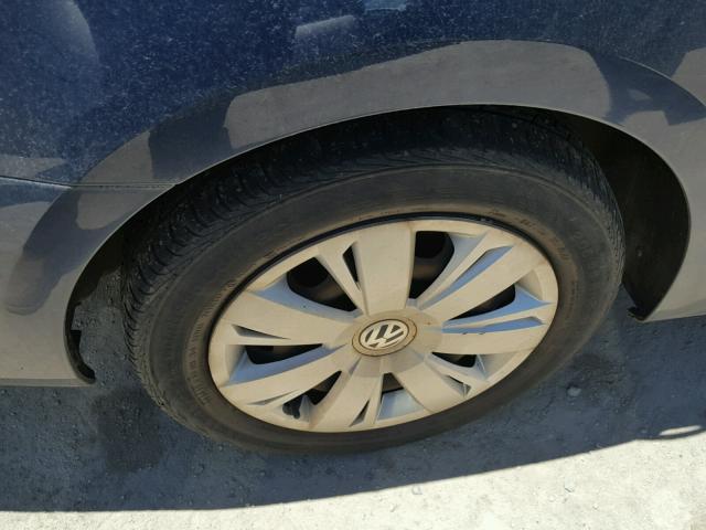 3VW2K7AJ3CM398385 - 2012 VOLKSWAGEN JETTA BASE 蓝色 照片 9