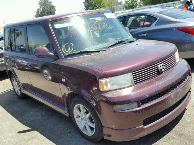 JTLKT324164051322 - 2006 TOYOTA SCION XB MAROON photo 1