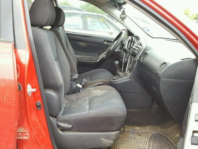 2T1KR32E67C665929 - 2007 TOYOTA COROLLA MA RED photo 5