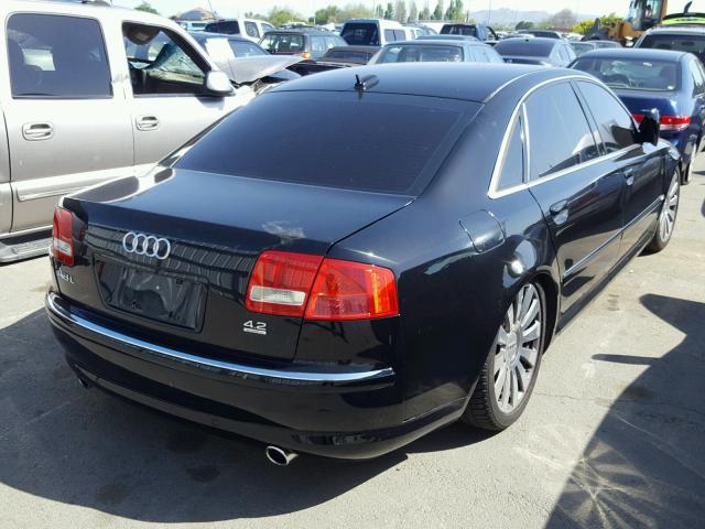 WAUML44E54N022670 - 2004 AUDI A8 L QUATT BLACK photo 4