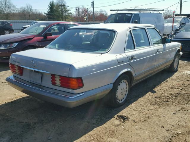 WDBCA39D1GA260184 - 1986 MERCEDES-BENZ 560 SEL SILVER photo 4