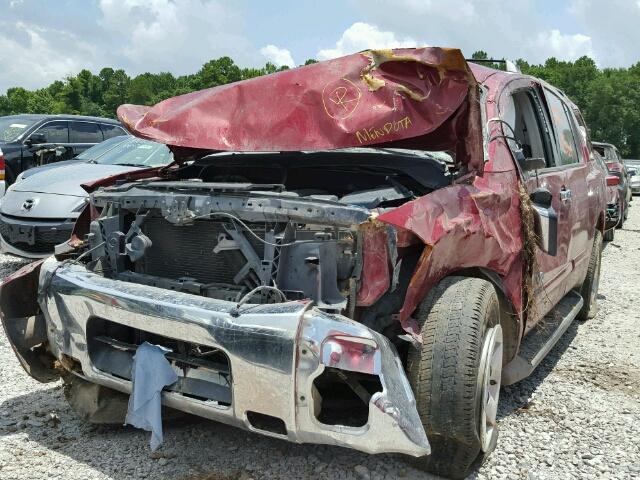 5N1AA08A06N719285 - 2006 NISSAN ARMADA SE RED photo 2