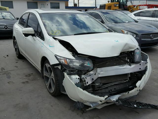 2HGFB6E54FH706471 - 2015 HONDA CIVIC SI WHITE photo 1