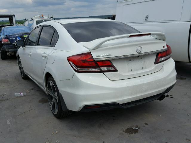 2HGFB6E54FH706471 - 2015 HONDA CIVIC SI WHITE photo 3