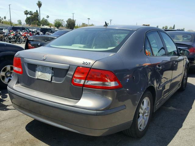 YS3FD49Y061132041 - 2006 SAAB 9-3 BASE GRAY photo 4