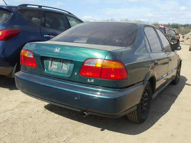 2HGEJ6617YH533090 - 2000 HONDA CIVIC BASE 绿色 照片 4