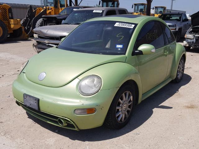 3VWCK31CX4M404196 - 2004 VOLKSWAGEN NEW BEETLE 绿色 照片 2