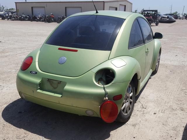 3VWCK31CX4M404196 - 2004 VOLKSWAGEN NEW BEETLE 绿色 照片 4