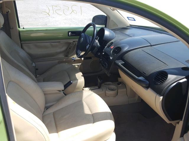 3VWCK31CX4M404196 - 2004 VOLKSWAGEN NEW BEETLE 绿色 照片 5