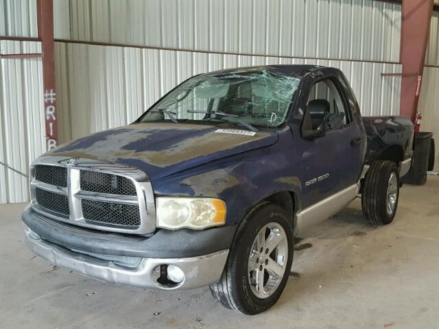 1D7HA16N93J502759 - 2003 DODGE RAM 1500 S BLUE photo 2