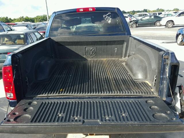 1D7HA16N93J502759 - 2003 DODGE RAM 1500 S BLUE photo 6