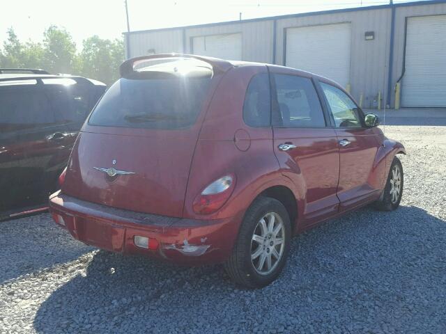 3A4FY48B96T231954 - 2006 CHRYSLER PT CRUISER RED photo 4