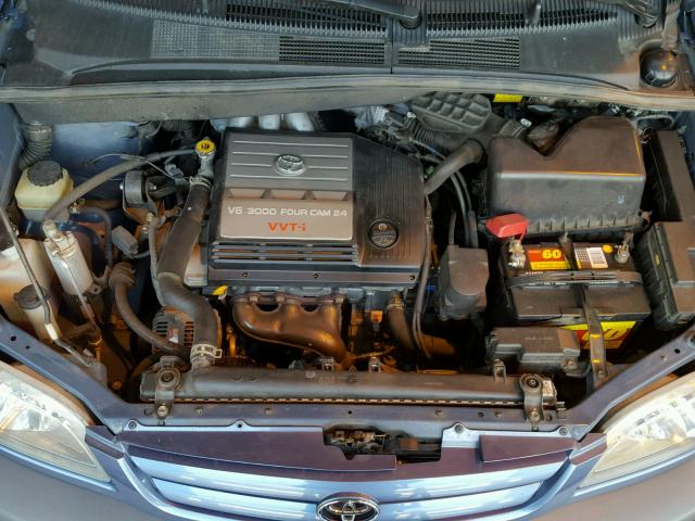 4T3ZF13C02U499785 - 2002 TOYOTA SIENNA LE BLUE photo 7