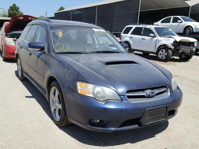 4S3BP676854314481 - 2005 SUBARU LEGACY GT BLUE photo 1