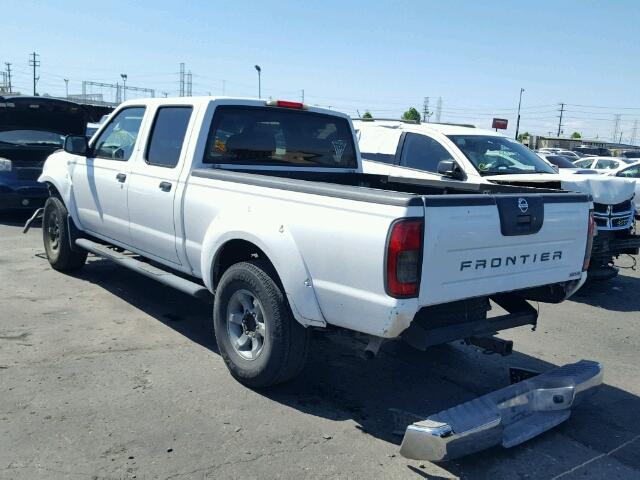 1N6ED29X84C462748 - 2004 NISSAN FRONTIER C WHITE photo 3