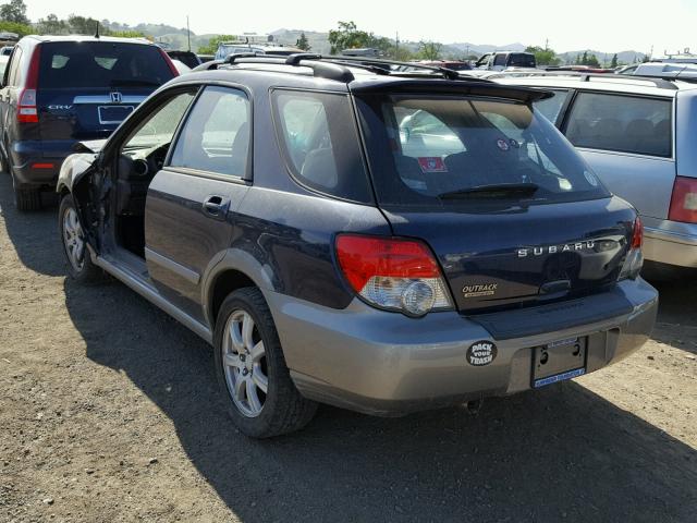 JF1GG68525H816302 - 2005 SUBARU IMPREZA OU BLUE photo 3