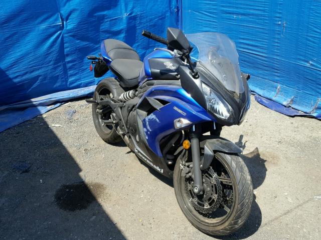 JKAEXEE17DDA09757 - 2013 KAWASAKI EX650 E BLUE photo 1