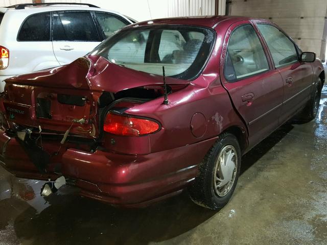 1FAFP65LXWK235701 - 1998 FORD CONTOUR BA MAROON photo 4