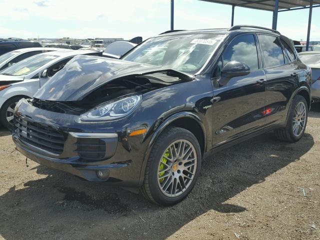 WP1AE2A25HLA72810 - 2017 PORSCHE CAYENNE SE BLACK photo 2