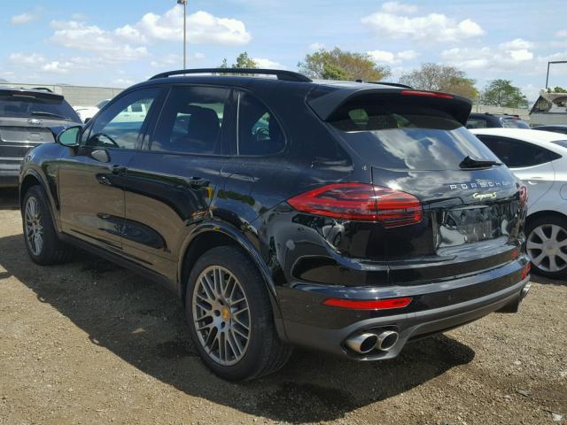 WP1AE2A25HLA72810 - 2017 PORSCHE CAYENNE SE BLACK photo 3