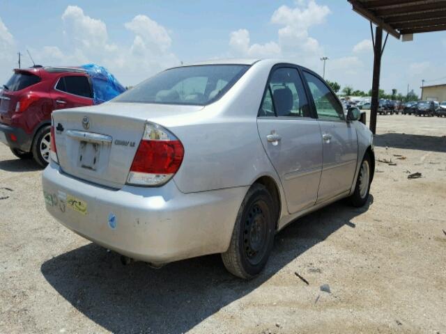4T1BE32K36U652862 - 2006 TOYOTA CAMRY LE/X SILVER photo 4