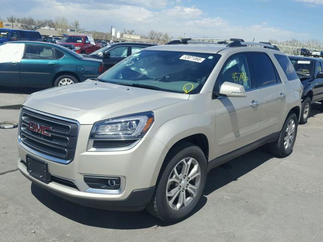 1GKKVRKD6FJ188884 - 2015 GMC ACADIA SLT GRAY photo 2