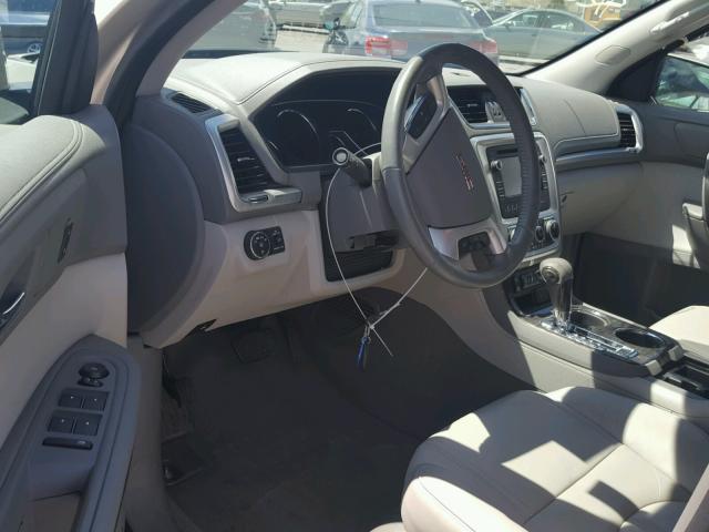 1GKKVRKD6FJ188884 - 2015 GMC ACADIA SLT ნაცრისფერი ფოტო 9