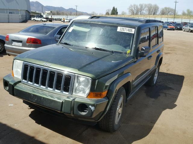 1J8HG48PX7C584917 - 2007 JEEP COMMANDER მწვანე ფოტო 2