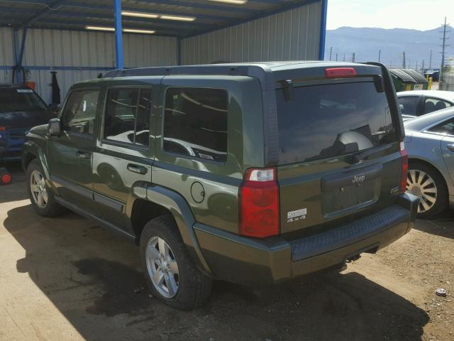 1J8HG48PX7C584917 - 2007 JEEP COMMANDER მწვანე ფოტო 3