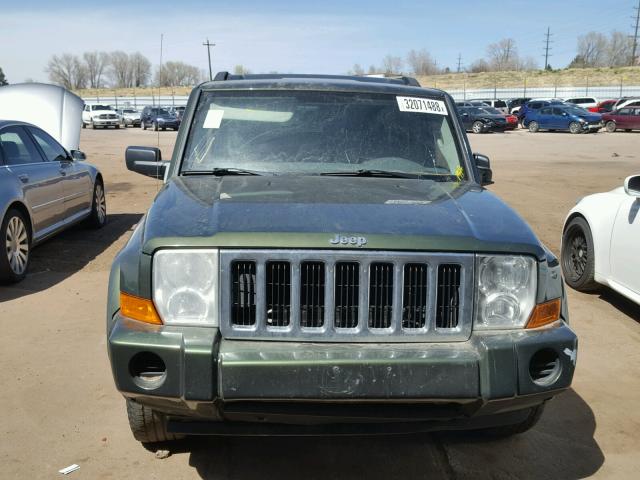 1J8HG48PX7C584917 - 2007 JEEP COMMANDER მწვანე ფოტო 9