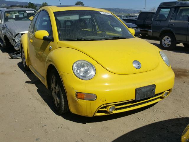 3VWCP21C82M442941 - 2002 VOLKSWAGEN NEW BEETLE 黄色 照片 1