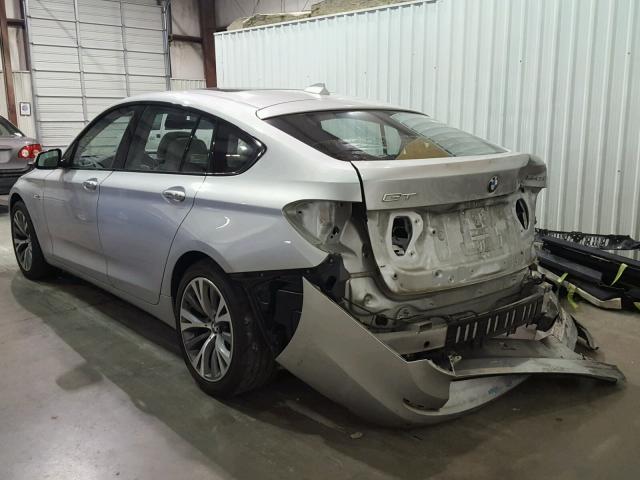 WBASN4C55AC209031 - 2010 BMW 550 GT SILVER photo 3