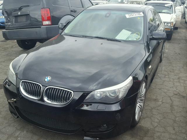 WBANW53559CT55683 - 2009 BMW 550 I BLACK photo 2