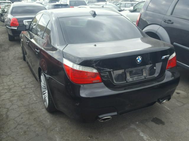 WBANW53559CT55683 - 2009 BMW 550 I BLACK photo 3