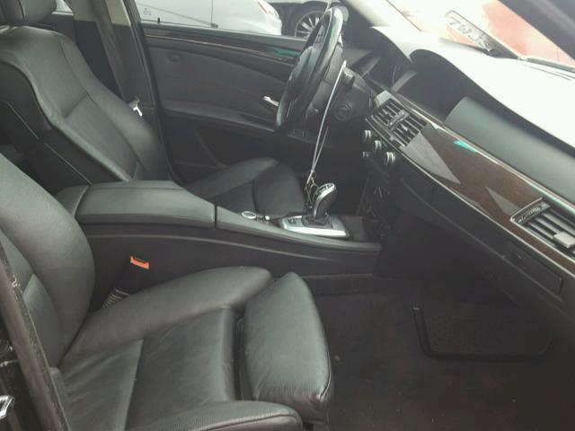 WBANW53559CT55683 - 2009 BMW 550 I BLACK photo 5