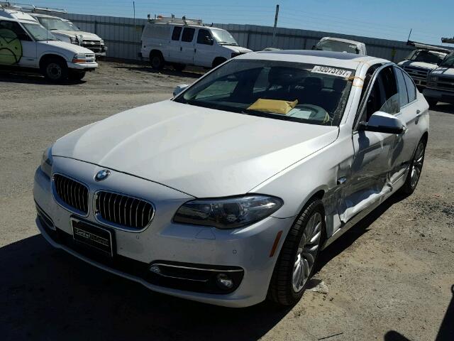 WBA5A5C53ED507608 - 2014 BMW 528 I WHITE photo 2