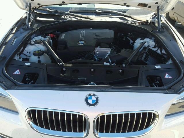 WBA5A5C53ED507608 - 2014 BMW 528 I WHITE photo 7