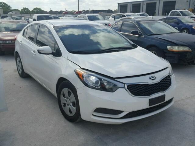 KNAFX4A66F5340908 - 2015 KIA FORTE LX SILVER photo 1