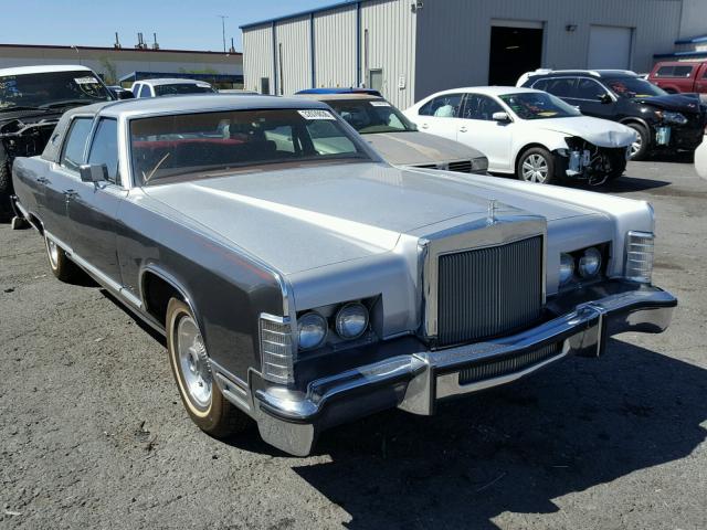 9Y82S718381 - 1979 LINCOLN TOWN CAR GRAY photo 1