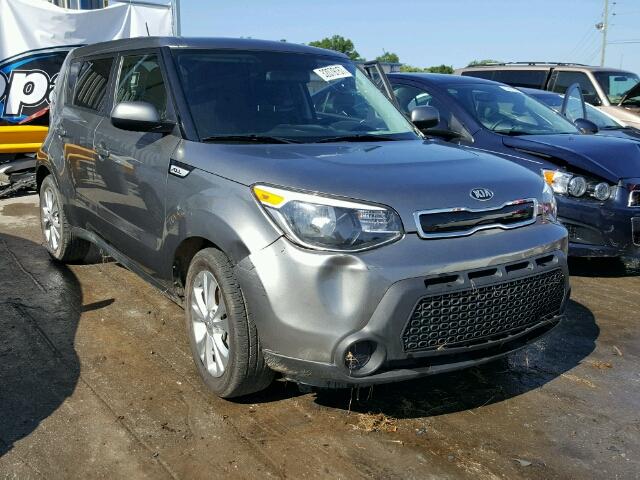 KNDJP3A59F7120858 - 2015 KIA SOUL PLUS GRAY photo 1