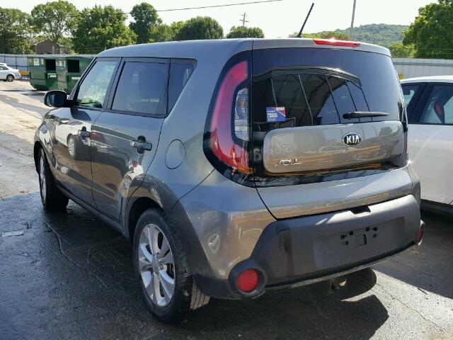 KNDJP3A59F7120858 - 2015 KIA SOUL PLUS GRAY photo 3